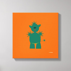 Martzkins em canvas marcianas do animal de
