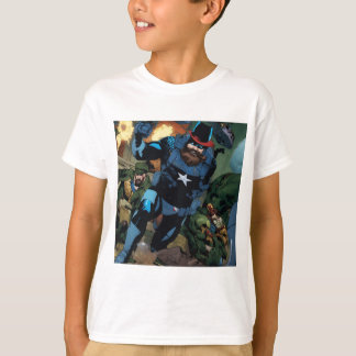 Marvel Heroes Monta T-Shirt De Crianças"