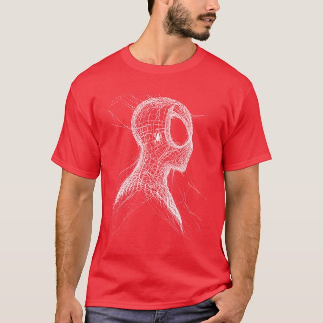 Marvelhe Amazing SpiderMan Sombra da Teia Camiseta (Frente)