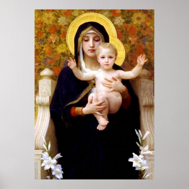 Mary & Baby Jesus Poster (Frente)