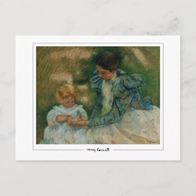 Mary Cassatt #295 - Cartão Postal de Arte (Frente)