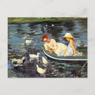 Mary Cassatt. Cartão postal de Verão