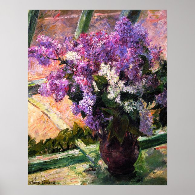 Mary Cassatt Lilacs Poster (Frente)