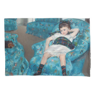 Mary Cassatt - Menina em uma Cadeira Azul