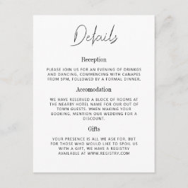 Mary - Detalhes Minimalistas Cartão de Gabinete de