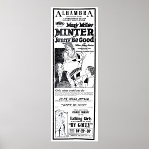 Mary Miles Minter 1920 filme e poster
