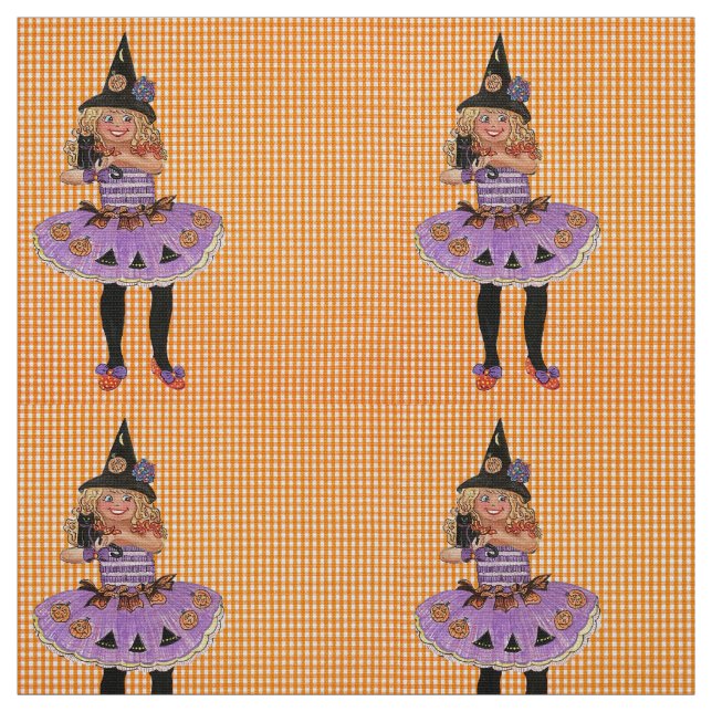 Mary, o Tecido da Bruxa de Halloween (Modelo)