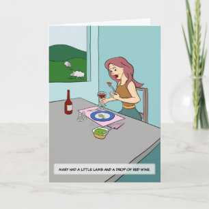 Mary tinha um pequeno cartão de carneiro