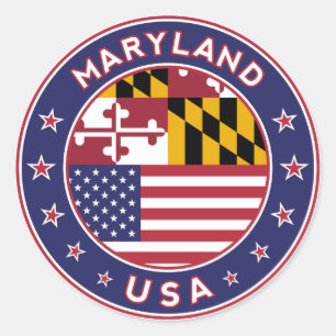Maryland, adesivo de Maryland, capa de telefone, s