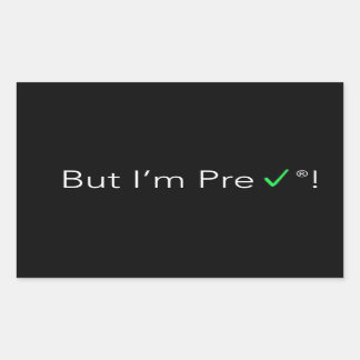 Mas eu sou Autocolante de pré-verificação (x4)