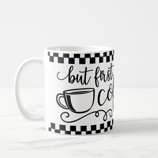 Mas o primeiro café da xícara de chá (Esquerda)