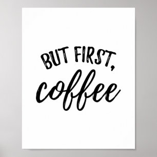 Mas o primeiro Poster de café