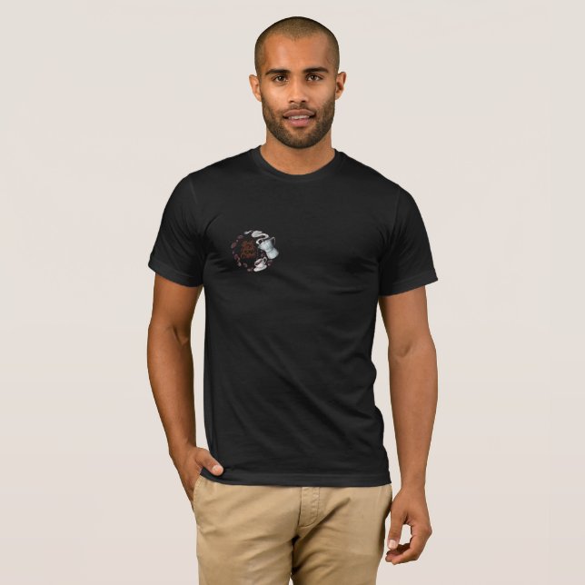 Mas Primeira Camiseta Divertida De Café (Frente Completa)