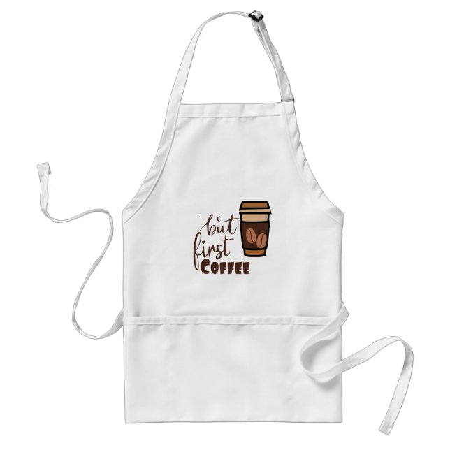 Mas Primeiro Avental de Café (Frente)
