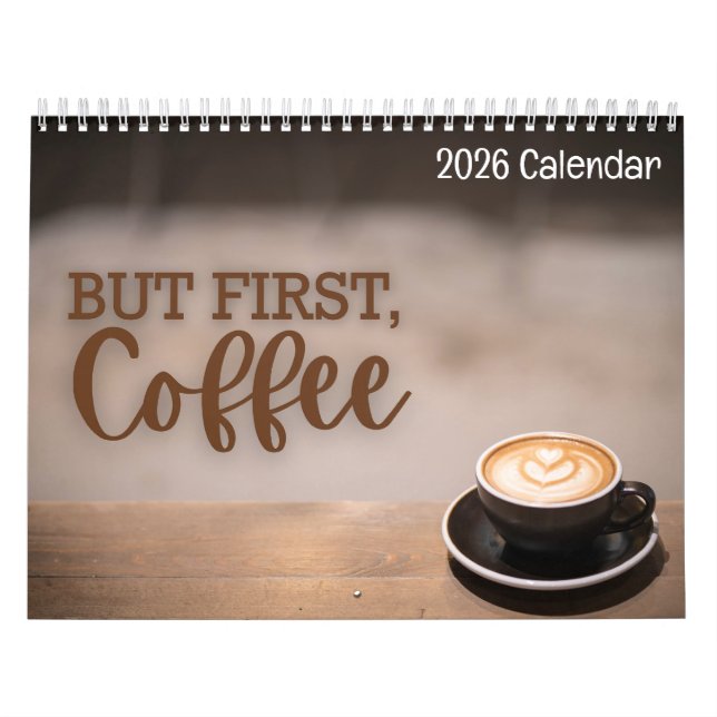 Mas Primeiro Café Calendário 2026 (Capa)