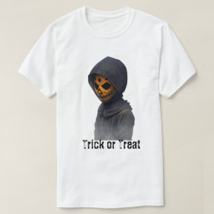 Máscara de Abóbora ou Treino de T-Shirt