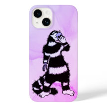 Máscara de crânio de gato esquisito