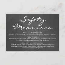 Máscara de Segurança Covid 19 Informação de Distan