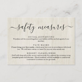 Máscara de Segurança Covid 19 Informação de Distan