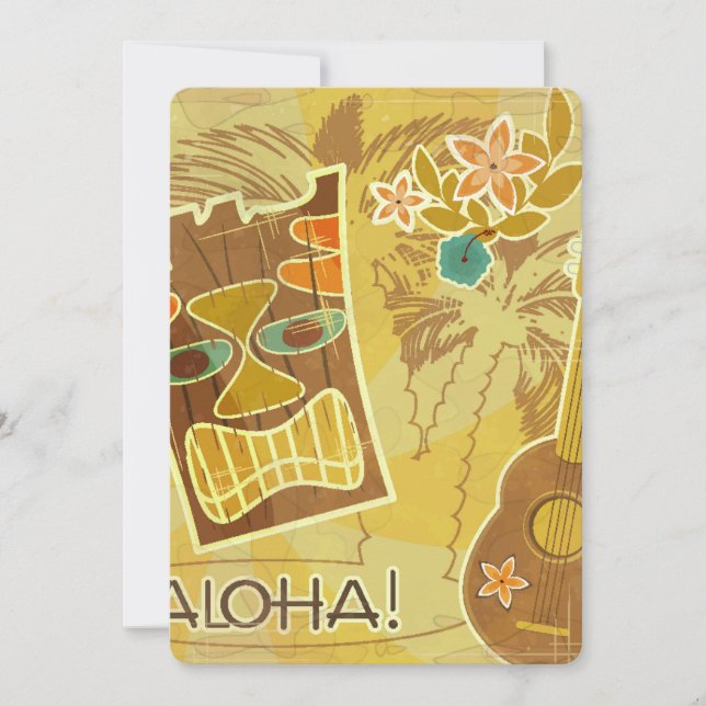 Máscara de Tiki Havaiana (Frente)