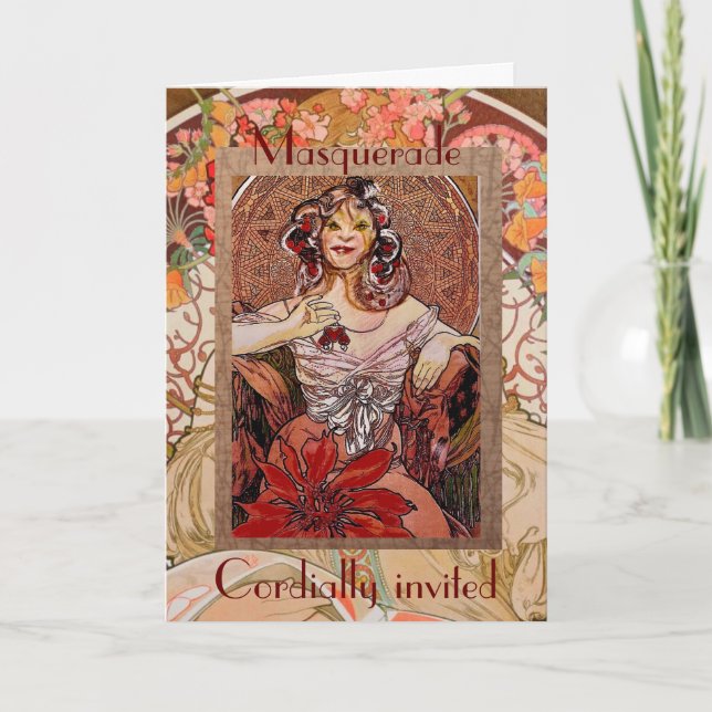 Máscara de um convite adequado para qualquer ocasi (Frente)