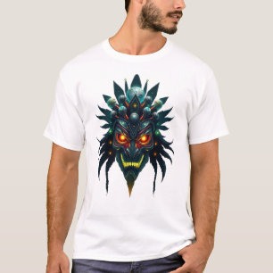 Máscara Tribal com Camiseta Celestial
