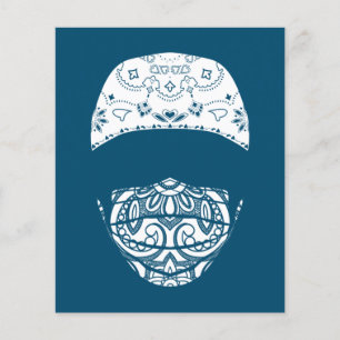 mascarado em paisley