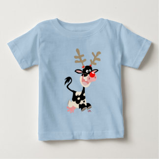 Mascaramento de Vaca como t-shirt para bebês de re