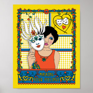 Mascarando seus sentidos_B_8x10 Poster