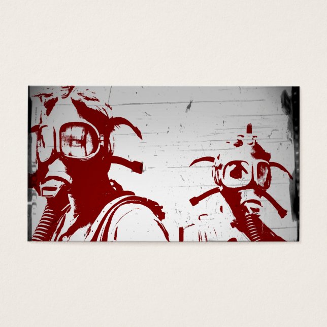 Máscaras de Gás Vermelho Sanguíneo (Frente)