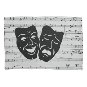 Máscaras de prata da música e do teatro