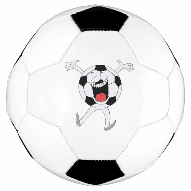 Mascote Bola de Futebol Risonha (Frente)