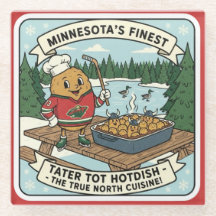 Mascote de Apoio de Minnesota Tater Tot Hotdish Re