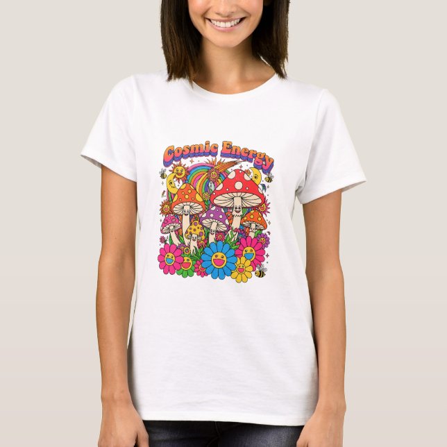 MASHROOM COSMIC ENERGY T-Shirt (Frente)