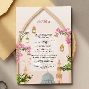 Masjid An-Nabawi Personalizou Convite Nikah
