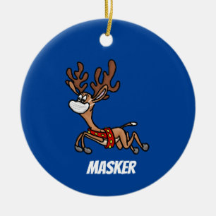 Masker, o Enfeites de natal da Reindeer