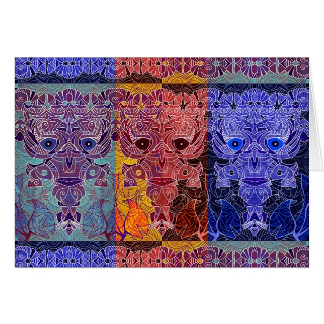 Maskyrinth: O Cartão Lumenista (Frente Horizontal)