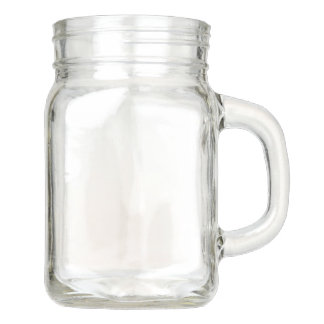 MASON JAR COM MÃO DE 12 OZ
