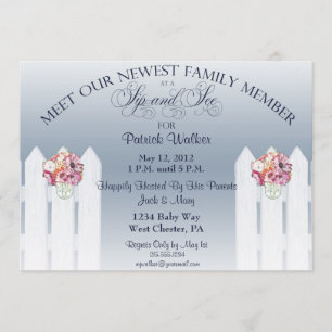 Mason Jar Sip e Consulte Convite