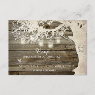 Mason Jar String Lights Tree Rusn Barn Wood RSVP