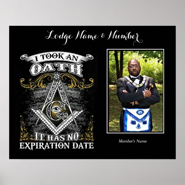 Mason Personalize o Poster de Fotografia (Frente)