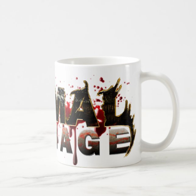 Massacre primordial - caneca de café TM01 (Direita)