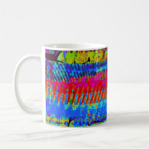 "Massive Capital V2" caneca de café abstrata