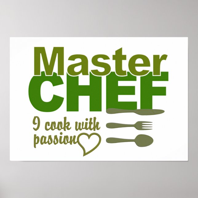 Master Chef poster (Frente)