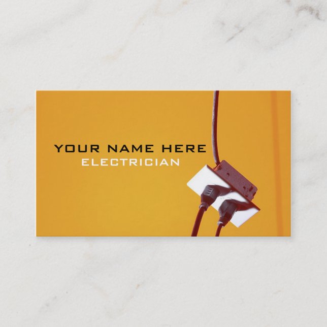 Master Electricians Cartão de visita (Frente)