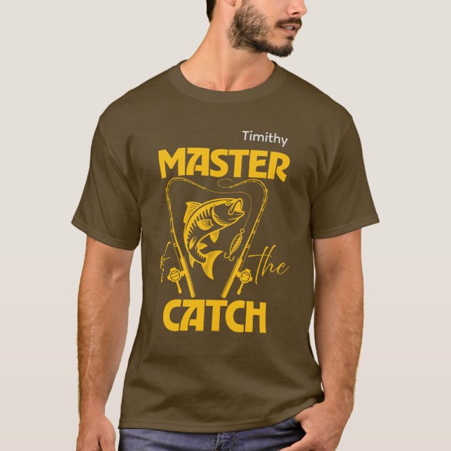 Master Of The Catch Custom SVG Graphic T-Shirt (Frente)