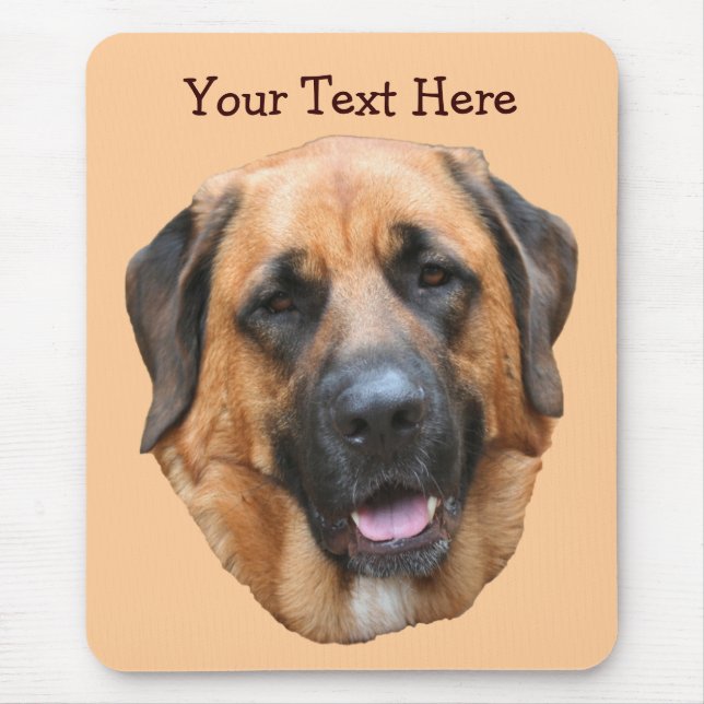 Mastiff Mix Dog Mousepad (Frente)