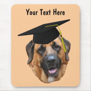 Mastiff no Boné de formatura Engraçado Mousepad