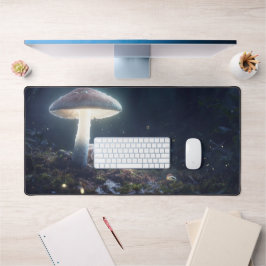 Mat Mystical Forest Desk com Esquilo e Cogumelos