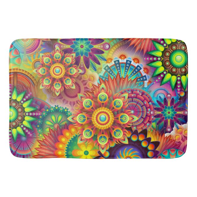 Mat ou tapete inicial do multissala colorido do ab (Frente)